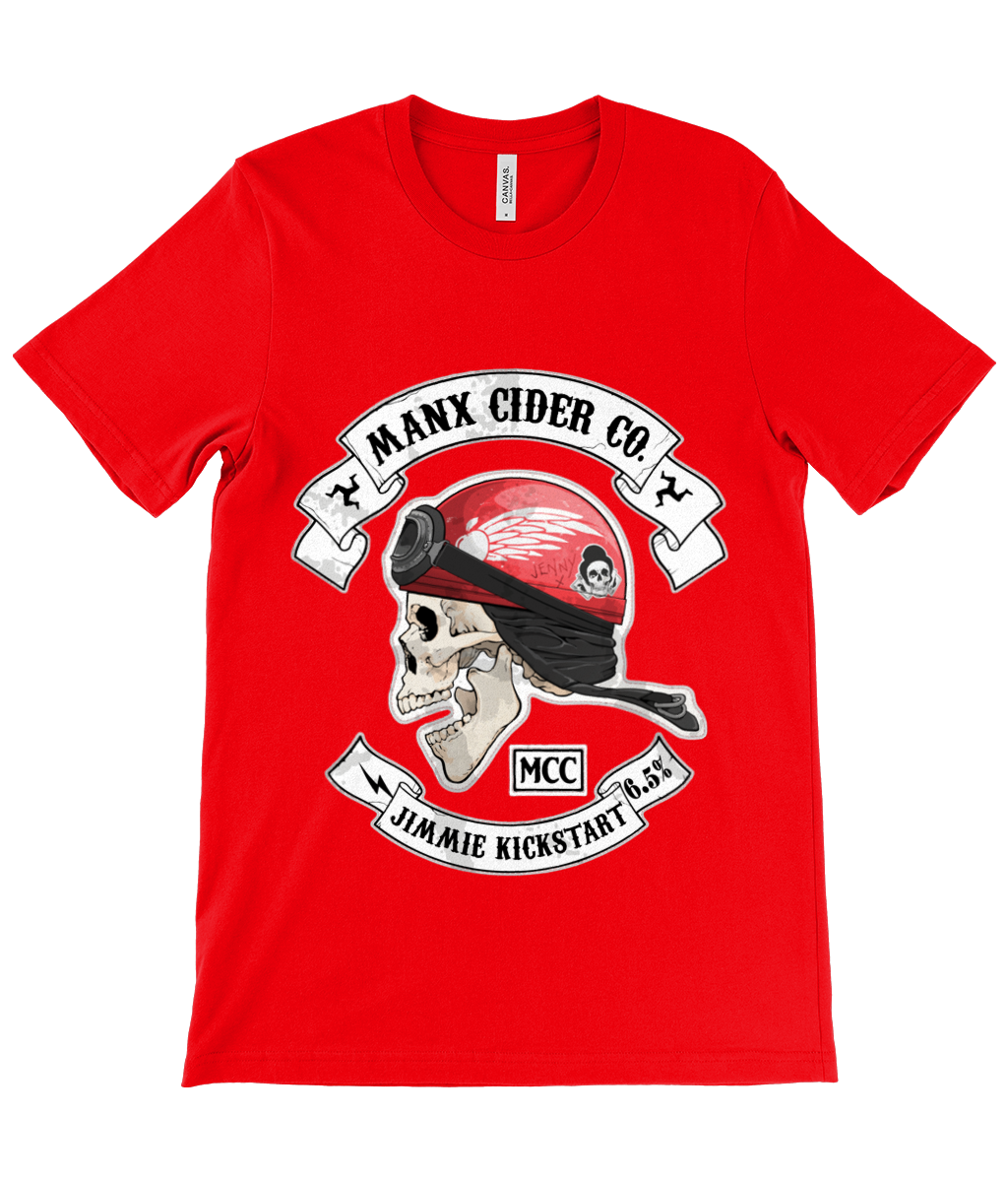 Unisex Crew Neck T-Shirt Jimmie Kickstart Red 2025